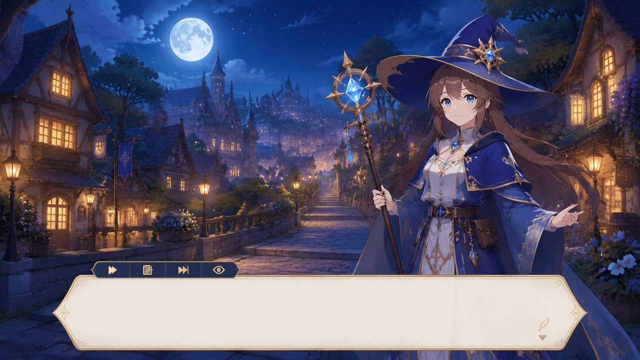魔法师露娜 角色养成 场景图 2