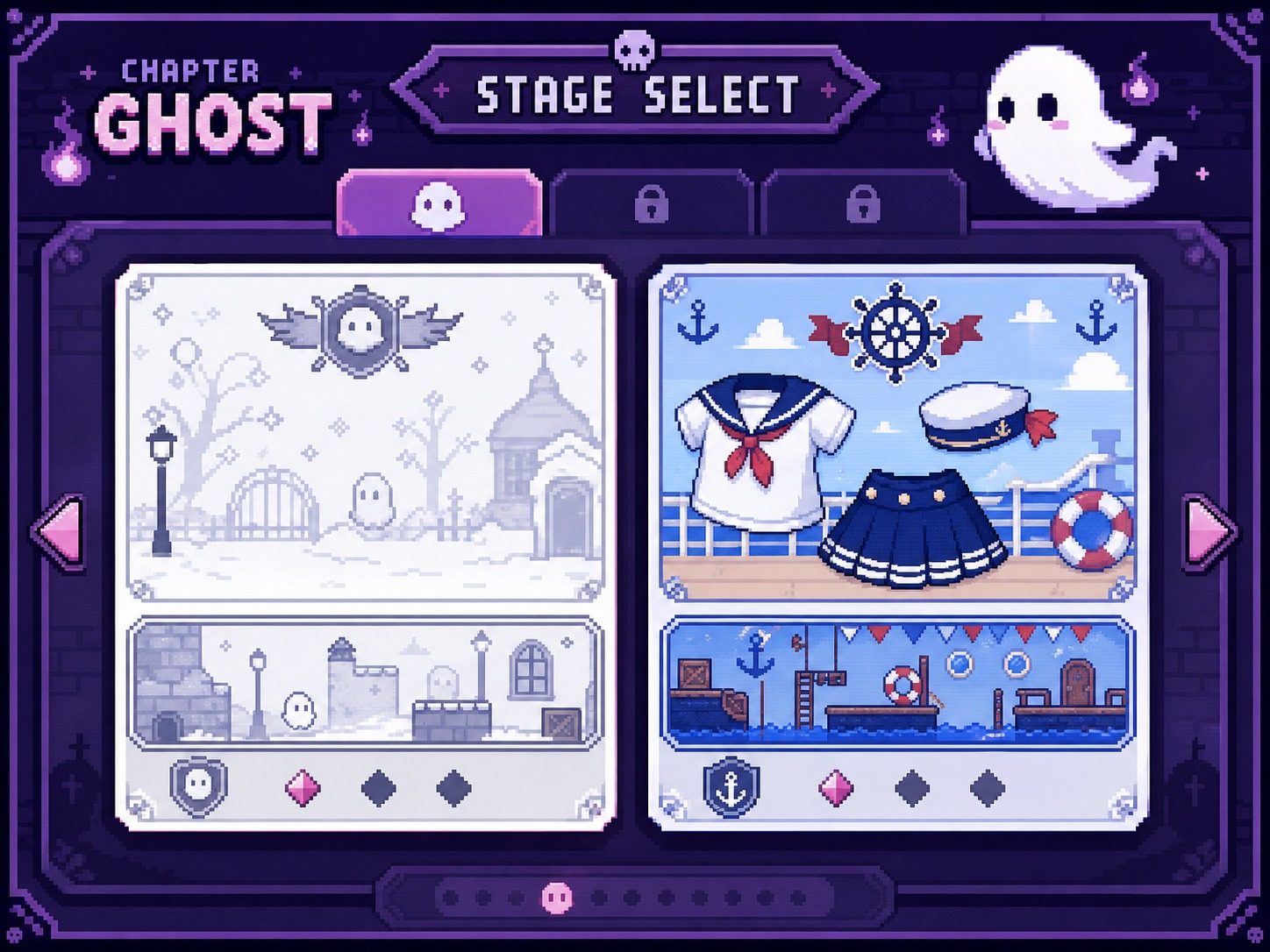 色情猜拳GHOST篇 玩法展示 实机截图 2